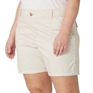 Lee Women's Plus Midrise Shorts 22W NWT